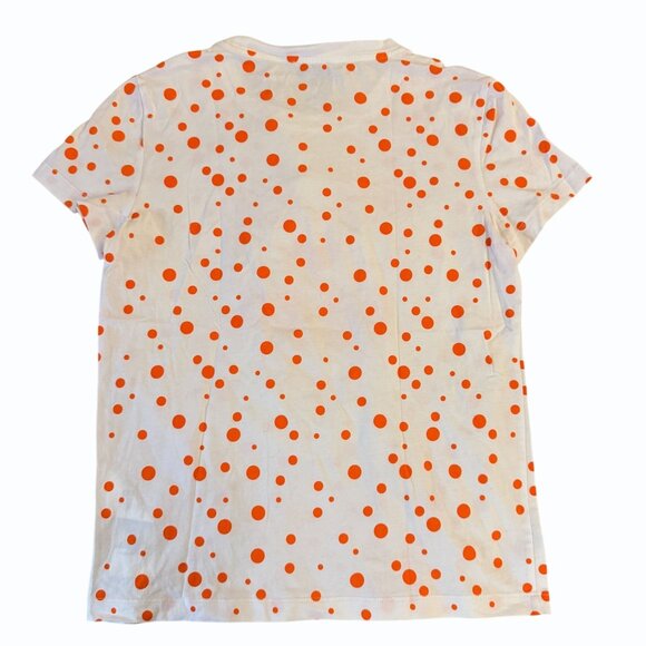 Kenzo Paris Womens Iconic Tiger Print T-Shirt Allover Dots Orange Streetwear - Picture 4 of 9